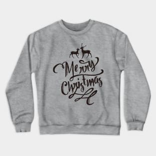 Merry Christmas Reindeers Crewneck Sweatshirt